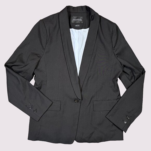Wildfang Empower Tux Blazer Formal Suiting Black Women's Size Large - Picture 2 of 6